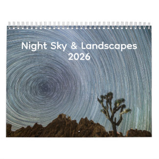 Étoiles, montagnes et horizons : un calendrier pho