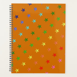 Étoiles multicolores en Crayon