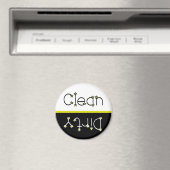 Étoiles Nettoyer Lave-vaisselle sale Magnet (In Situ (Lave-vaisselle))