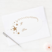 Étoiles Noël Gite étiquette cadeau Sticker (Enveloppe)