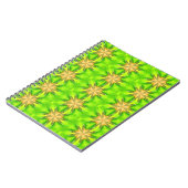 étoiles or sur carnet vert (Côté gauche)