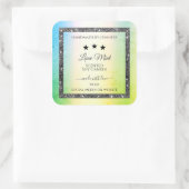 Etoiles Parties scintillant argent Étiquettes prod (Sac)