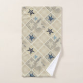Etoiles, patchwork, ensemble de serviettes de bain (Serviette à main)