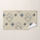 Etoiles, patchwork, ensemble de serviettes de bain (Serviette à main)