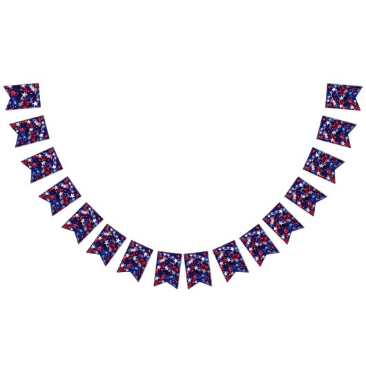 Étoiles patriotiques drapeaux de bannière (Tout)