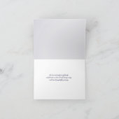 Étoiles patriotiques et rayures pliées Carte de re (Intérieur)