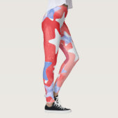 Étoiles patriotiques Leggings pour 4 juillet (Droite)