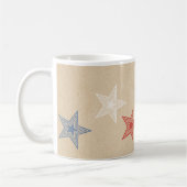 Étoiles patriotiques Mug (Gauche)
