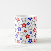 Étoiles Patriotiques - Mug Café Blanc (Centre)