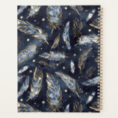 Étoiles Plumes Or Bleu (Dos)