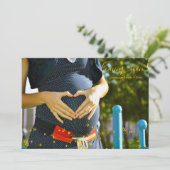 Étoiles Prochainement Baby Faire-part (Debout devant)