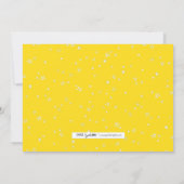 Étoiles Prochainement Baby Faire-part (Dos)