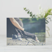 Étoiles Prochainement Baby Faire-part (Debout devant)