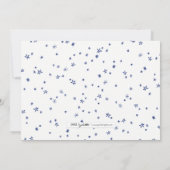 Étoiles Prochainement Baby Faire-part (Dos)