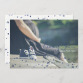 Étoiles Prochainement Baby Faire-part (Devant / Derrière)