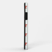 étoiles rouges sur coque blanc (Dos/Droite)