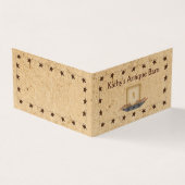 Étoiles rouillées et Carte de visite plié aux boug (Extérieur)