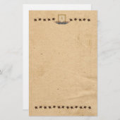 Étoiles Rouillées Et Papeterie À Bougies (Devant / Derrière)