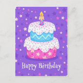 Étoiles sensationnelles Carte de vœux d'anniversai (Devant)