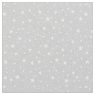 Étoiles sur le tissu gris