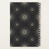 Étoiles vintages Cosmologie Carnet spiral (Verso)