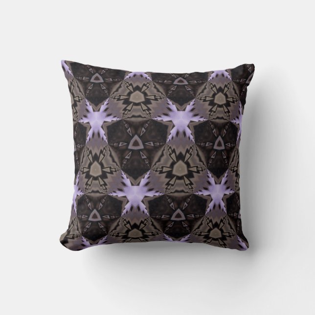 Étoiles violettes oreiller américain MoJo (Recto)