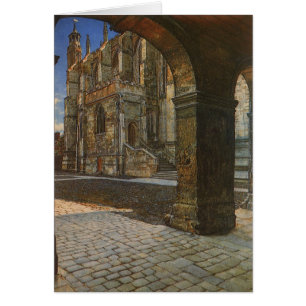 Eton College Chapel door Anna Alma Tadema