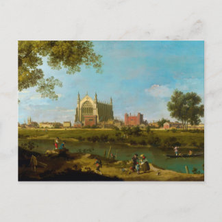 Eton College van Canaletto (1754) Briefkaart