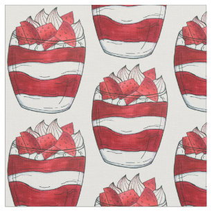 Eton Mess Strawberry Meringue UK Britse dessert Stof