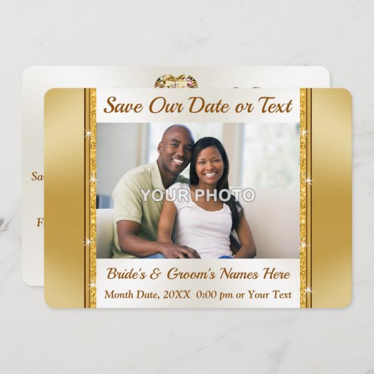 Étonnant, Enregistrer les Cartes photos de date, P (Devant / Derrière)