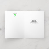 Étonnant, Geek, Amusant, Carte de Noël (Couchage intérieur)