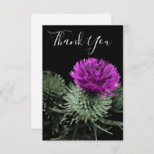 Étonnant Merci écossais de chardon (Devant / Derrière)