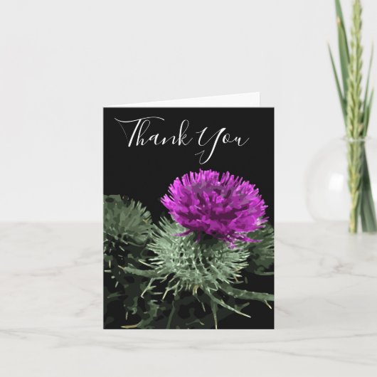 Étonnant Merci écossais de chardon (Devant)