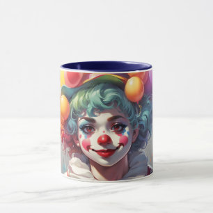 Étonnant Monogramme Personnalisé Mug Clown