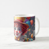 Étonnant Monogramme Personnalisé Mug Clown (Devant droit)
