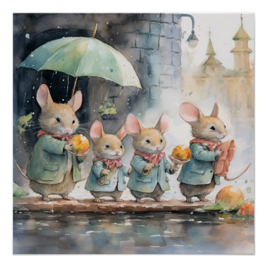 Étonnant poster de souris (Devant)