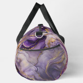 Étonnant sac en marbre violet grand duffet (Droite)