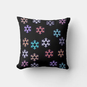 Étonnant Snowflakes Lance Oreiller / Coussin