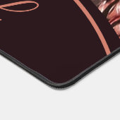 Étonnant Swirl Faux Rose Gold Initiales personnell (Coin)