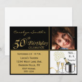 Étonnez les cinquantième invitations de fête (Devant / Derrière)