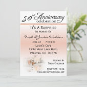 Étonnez les cinquantième invitations de fête (Debout devant)