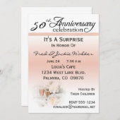 Étonnez les cinquantième invitations de fête (Devant / Derrière)