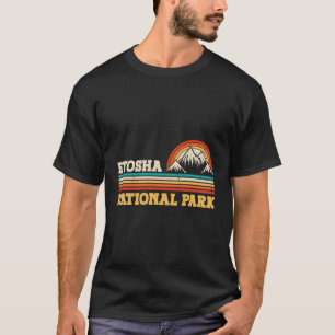 Etosha National Park Mountain Trees Sun Camg Hikin T-shirt