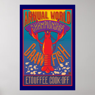 Etouffee Cook-off-Poster Poster