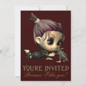 Étrange Amis Halloween Fête Invitation (Devant)