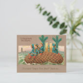 Étrange carte du Nouvel An russe (Debout devant)