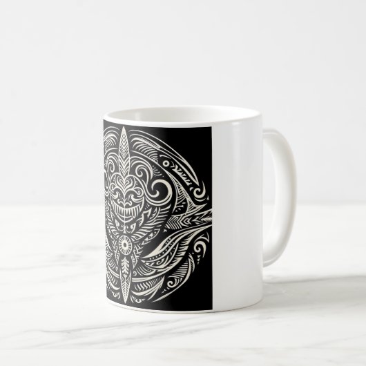 étrange mug tribale 2 (Devant droit)