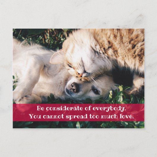 Être considéré carte postale (Devant)