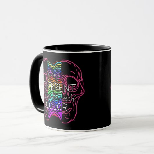 Être différent Mug (Devant gauche)