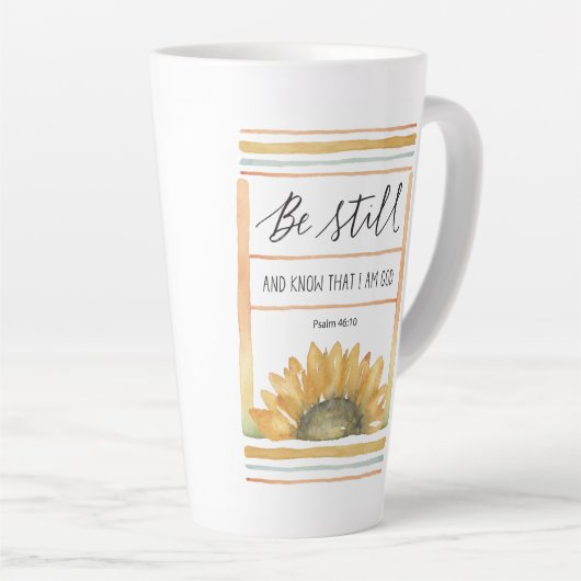 Être encore Sunflower scripture mug (Angle droit)